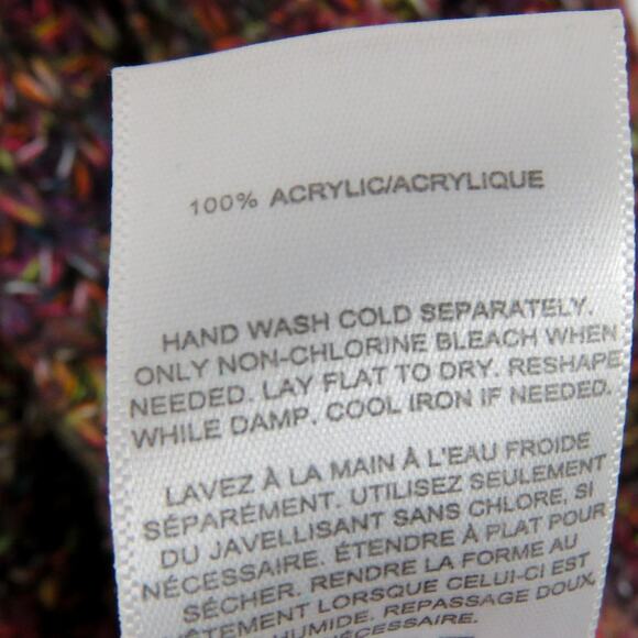 Express Multicolor Rainbow Knit Long Cardigan Sweater Size Extra Small - Picture 4 of 5